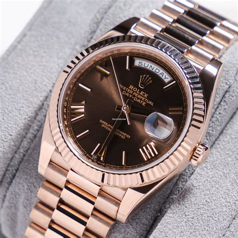 rolex chocolate day-date price|rolex day date chrono24.